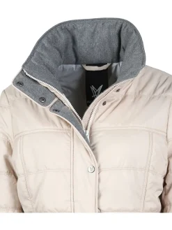 Steppjacke in Creme