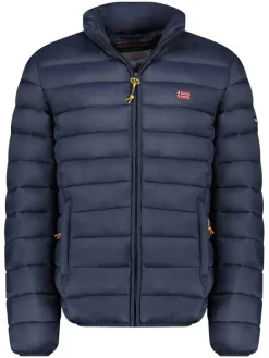 Steppjacke in Dunkelblau