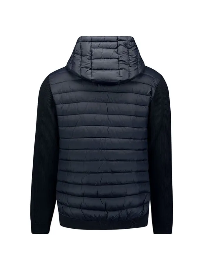 Steppjacke in Dunkelblau