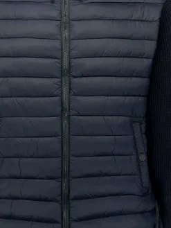 Steppjacke in Dunkelblau