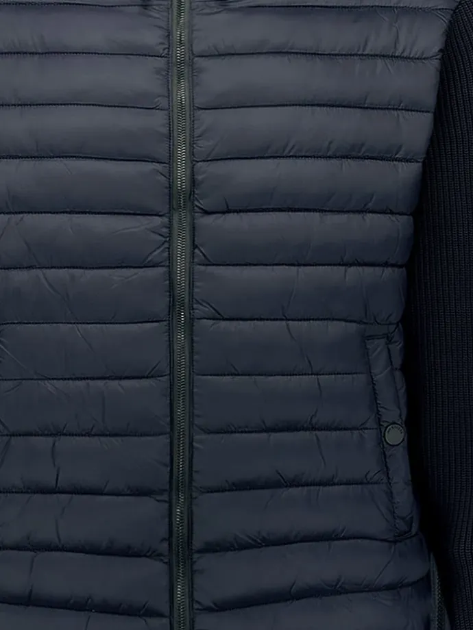 Steppjacke in Dunkelblau