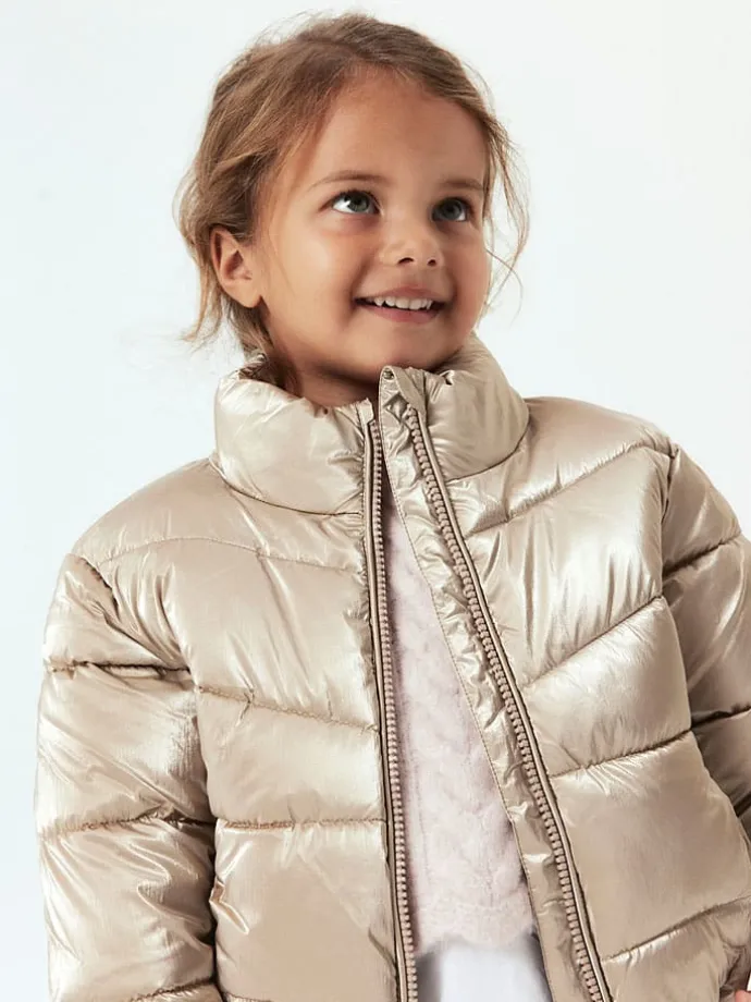 Steppjacke in Gold