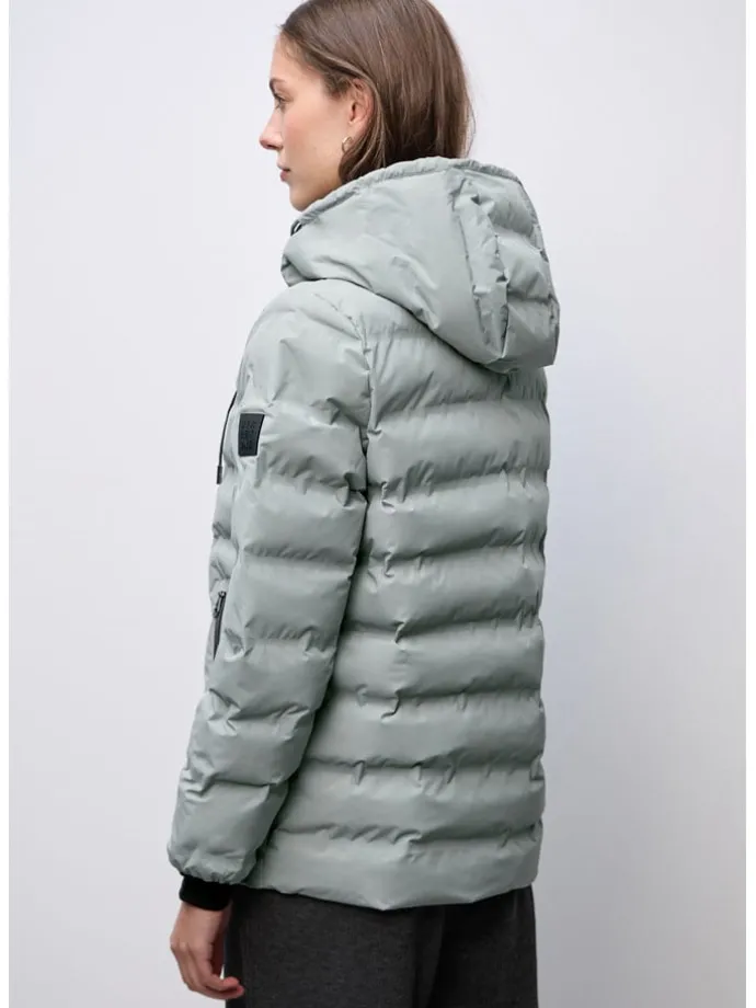 Steppjacke in Grau