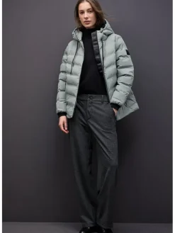 Steppjacke in Grau