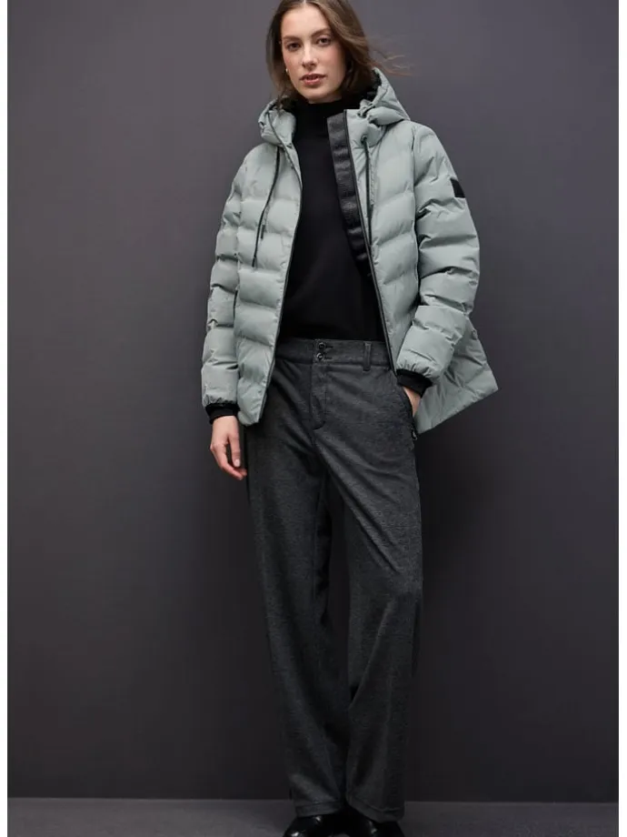 Steppjacke in Grau