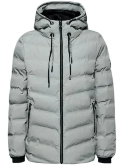Steppjacke in Grau