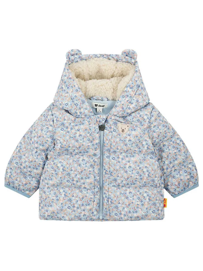 Steppjacke in Hellblau