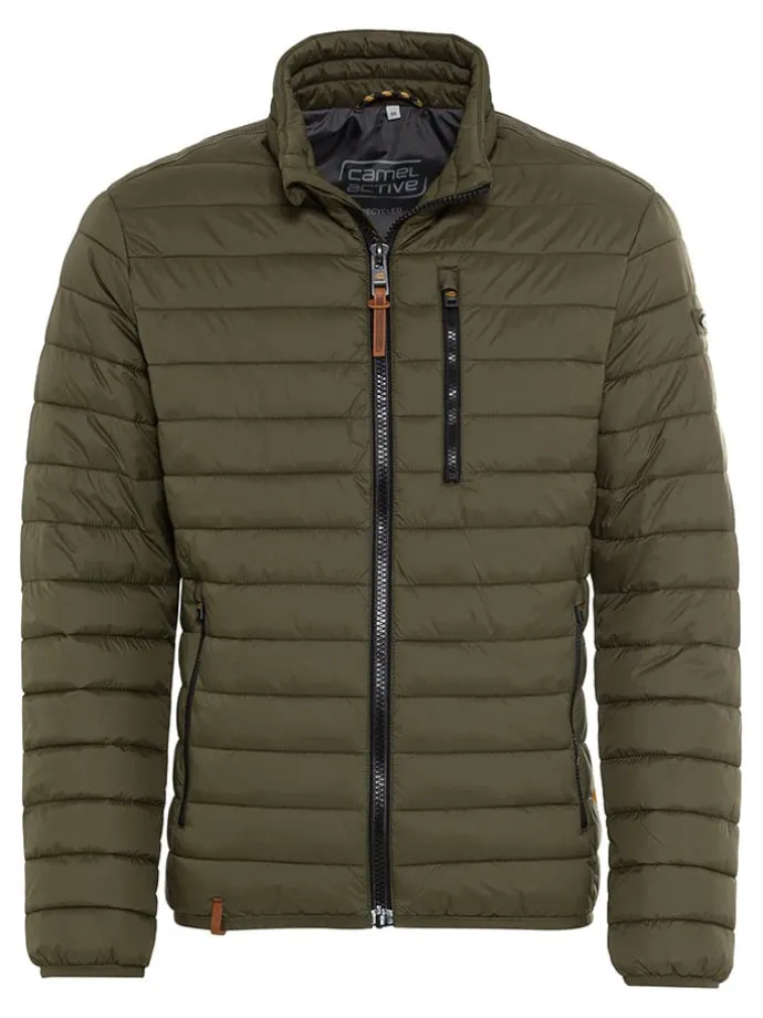 Steppjacke in Khaki