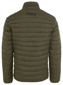 Steppjacke in Khaki
