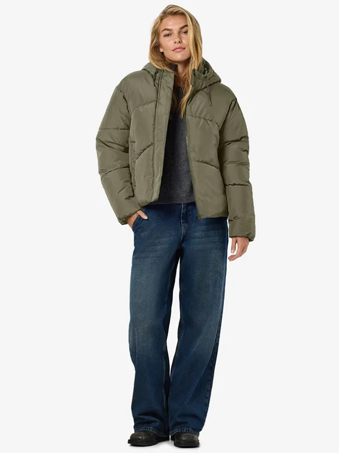 Steppjacke in Khaki