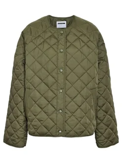 Steppjacke in Khaki