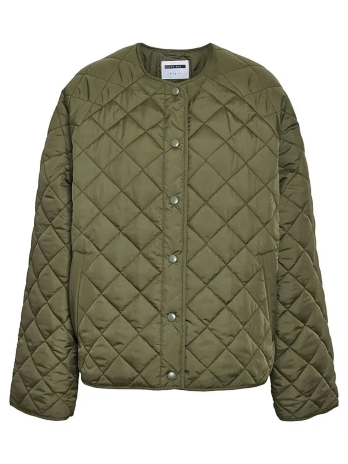 Steppjacke in Khaki