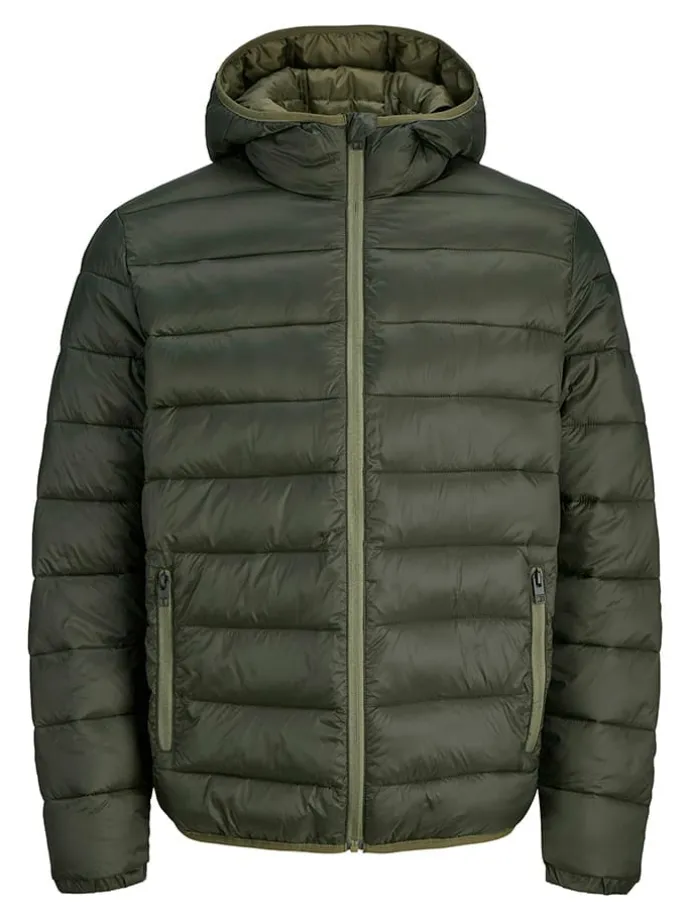 Steppjacke in Khaki