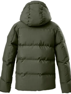 Steppjacke in Khaki