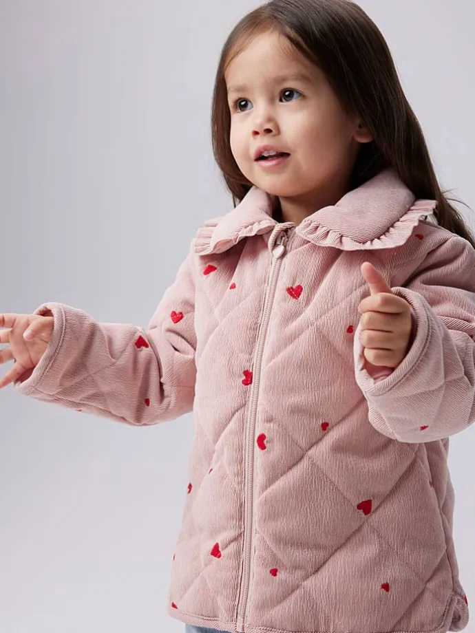 Steppjacke in Rosa