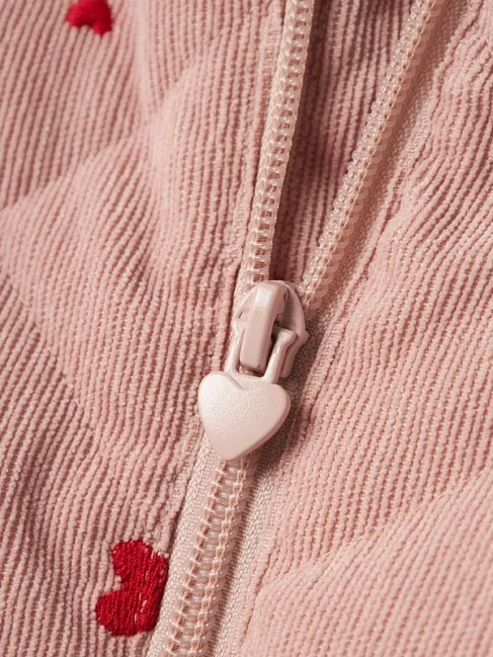 Steppjacke in Rosa