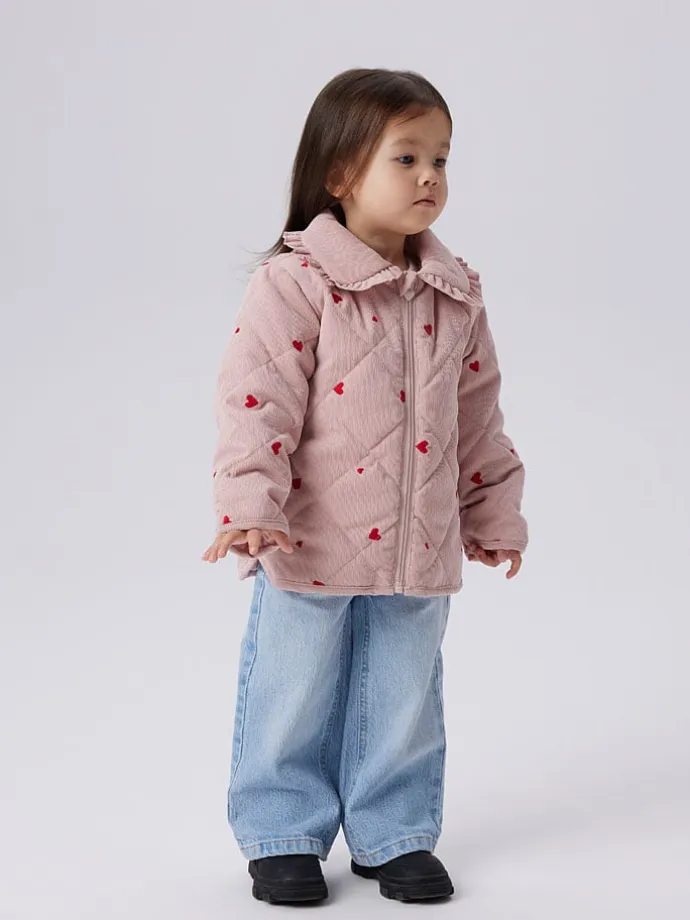 Steppjacke in Rosa