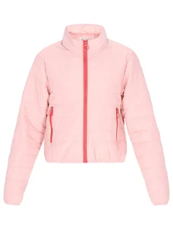Steppjacke in Rosa/ Rot