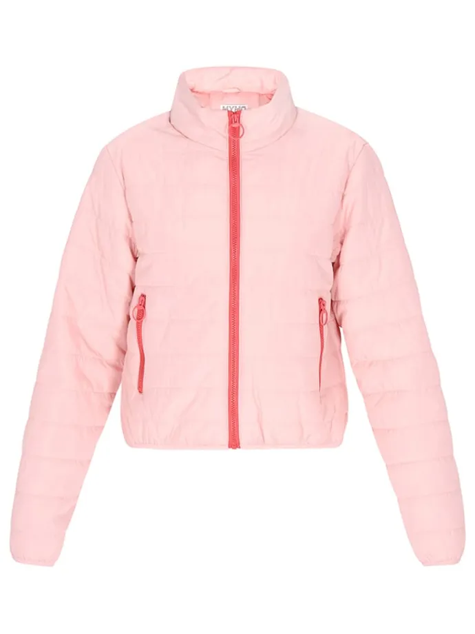 Steppjacke in Rosa/ Rot