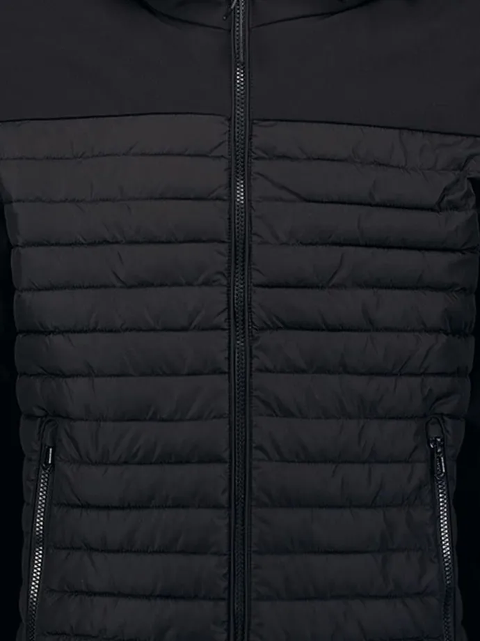 Steppjacke in Schwarz