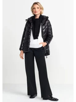 Steppjacke in Schwarz
