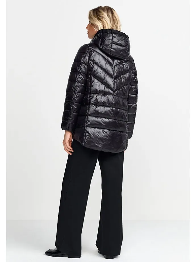Steppjacke in Schwarz