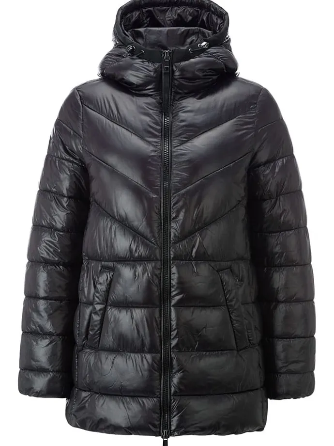 Steppjacke in Schwarz