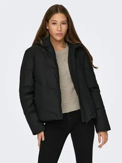 Steppjacke in Schwarz