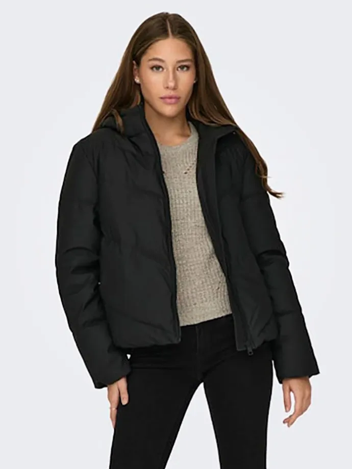 Steppjacke in Schwarz