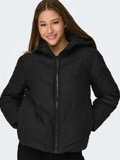 Steppjacke in Schwarz