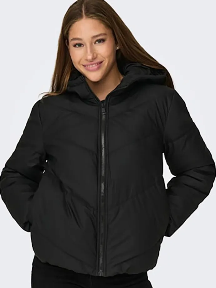 Steppjacke in Schwarz