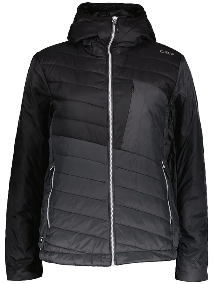 Steppjacke in Schwarz/ Anthrazit