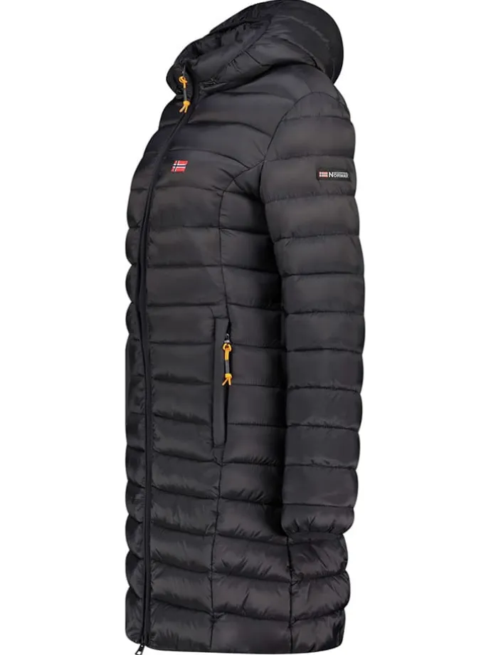 Steppmantel "Atikolor" in Schwarz