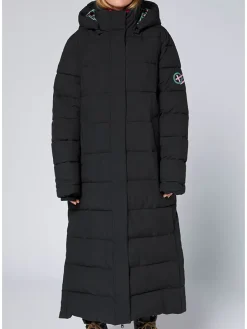 Steppmantel in Schwarz