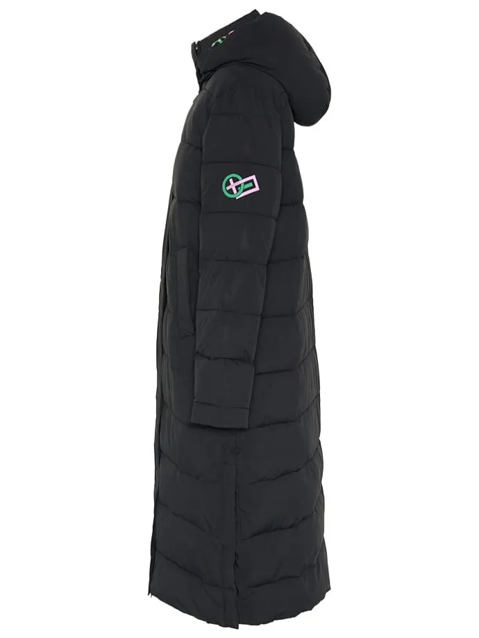 Steppmantel in Schwarz