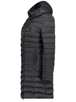 Steppmantel in Schwarz