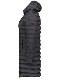 Steppmantel in Schwarz