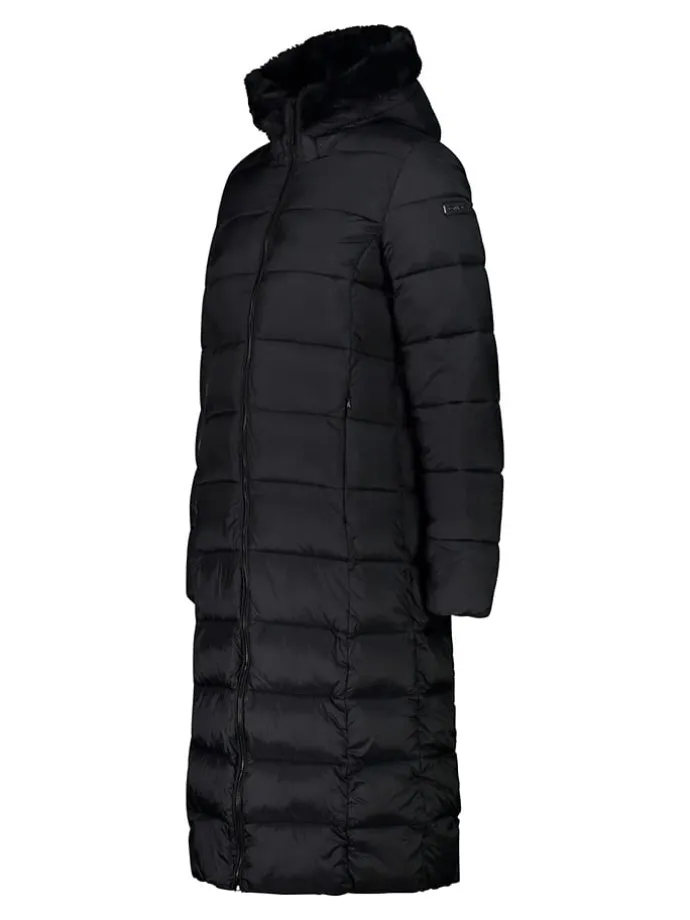 Steppmantel in Schwarz