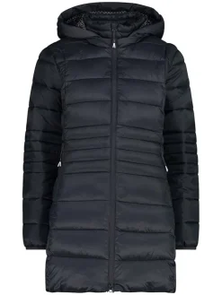 Steppmantel in Schwarz