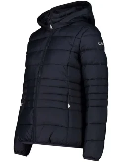 Steppmantel in Schwarz