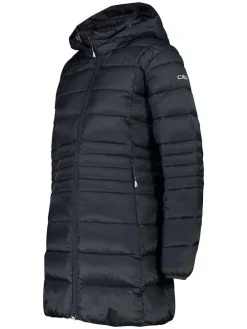 Steppmantel in Schwarz