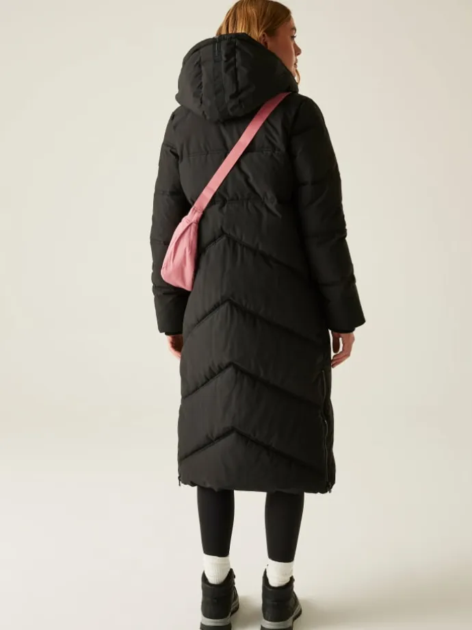 Steppmantel "Ujeane" in Schwarz