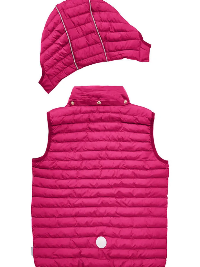 Steppweste in Pink