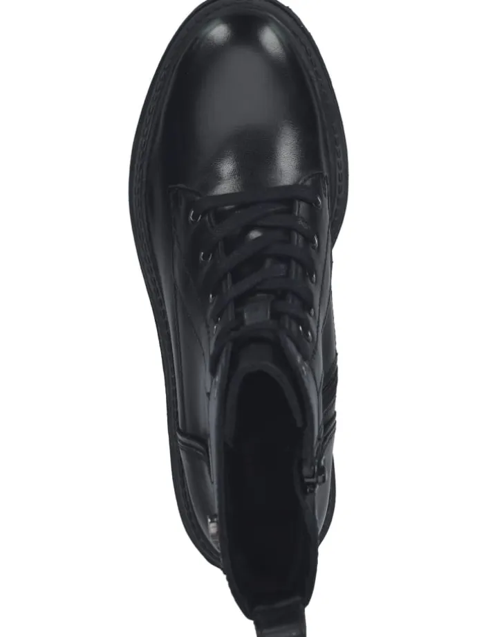Stiefelette in Schwarz