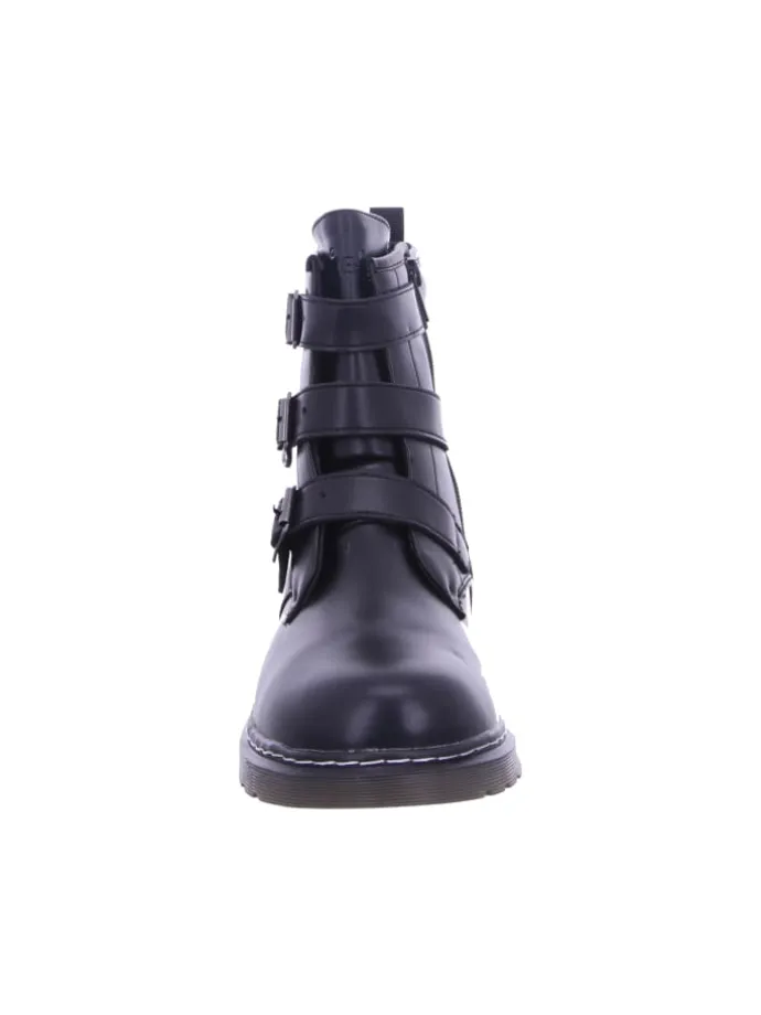 Stiefelette in schwarz
