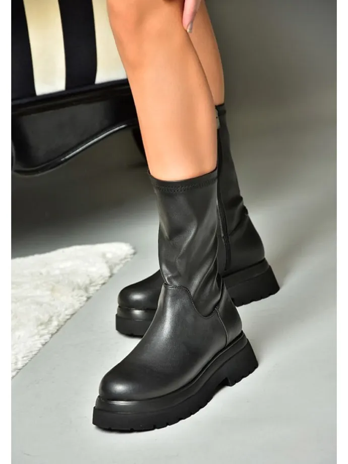 Stiefeletten in Schwarz
