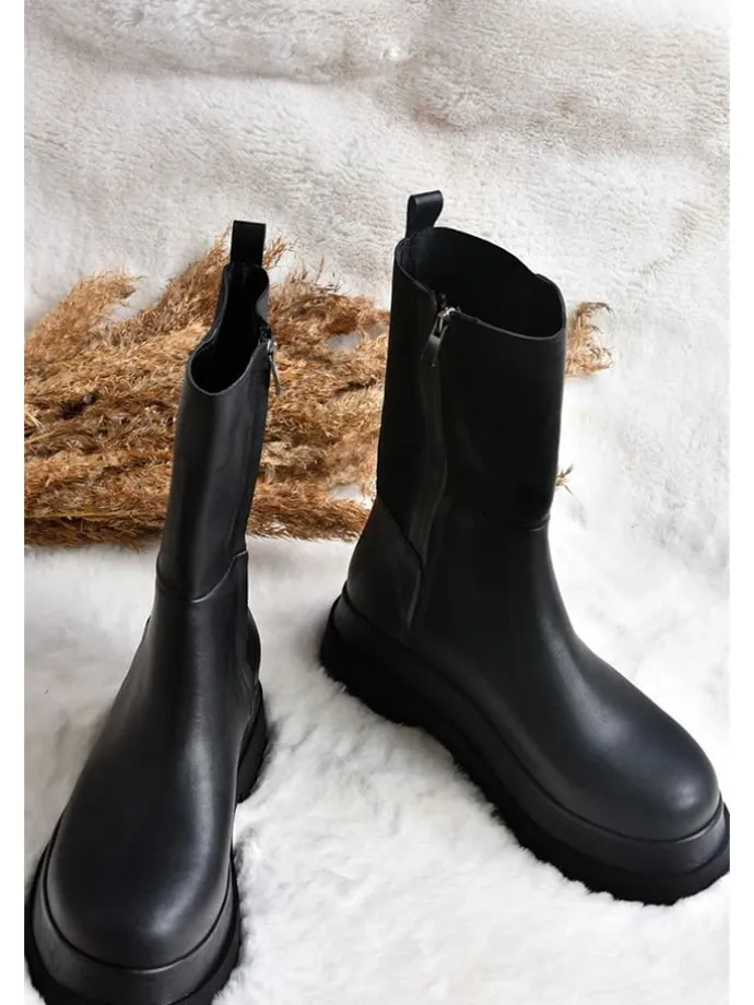 Stiefeletten in Schwarz