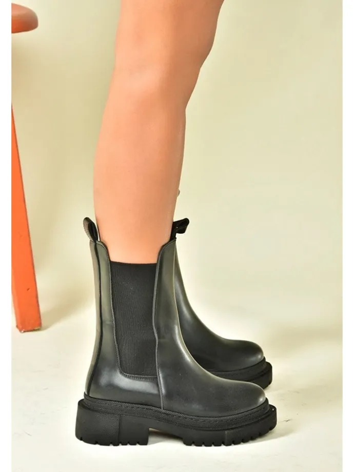 Stiefeletten in Schwarz