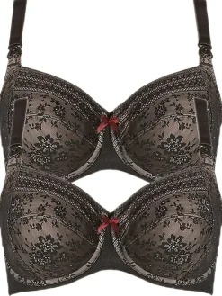 Still BH mit Bügel Fleur in Schwarz schwarz