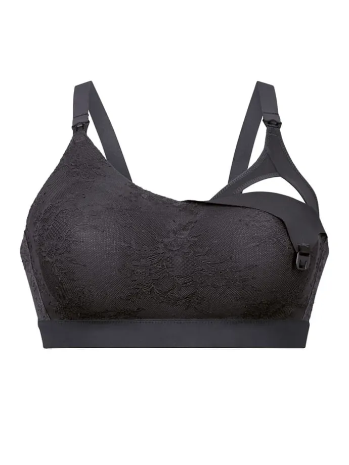 Still Bralette in anthrazit
